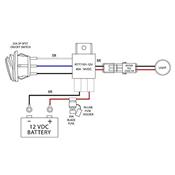 Bouton de commande barre leds RZR